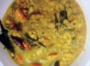 A picture of Orissa Special Masala Odia Dalma.