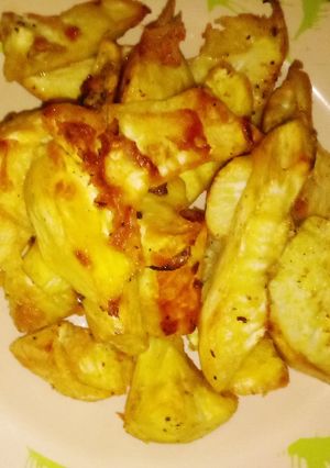 Soyayyen dankalin hausa ainihin hoton girkin