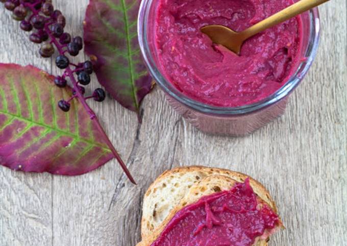 Tartinade pêche -framboise