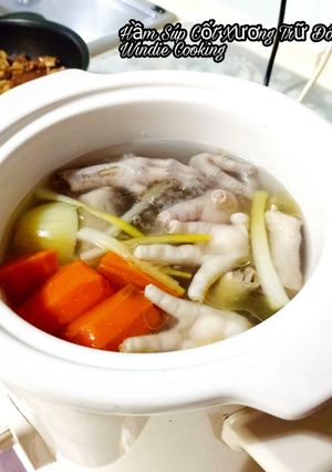 Hình của món Nước Cốt Xương Hầm (Bone Broth) - trữ đông lạnh.