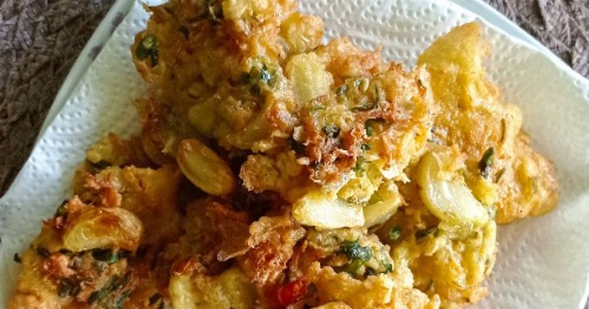 Bakwan teri bawang putih