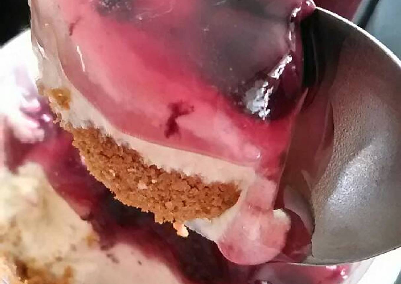 No Bake Blueberry Cheesecake