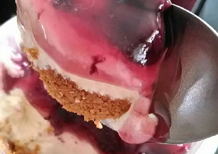 Recipe: Appetizing No Bake Blueberry Cheesecake