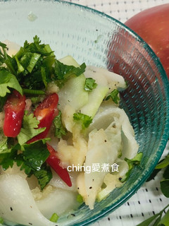 台式涼拌結頭菜 的食譜成品照片