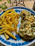 Merluza con salsa verde