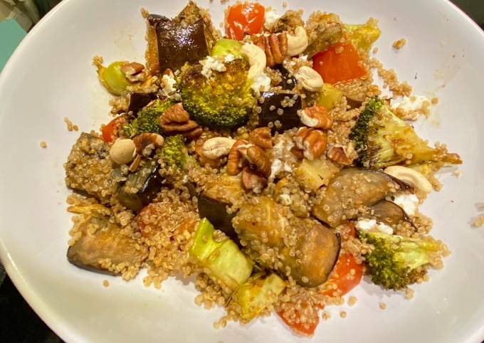 CookEveryPart - Fridge forager roast veggies and quinoa salad
