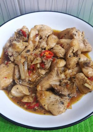 Foto resep Chicken yakiniku lada hitam