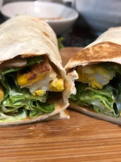 粟米蝦捲餅 的食譜成品照片