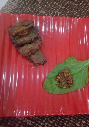 A picture of Rawmngo Spinach roll.