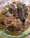 Sobrecostilla al vino tinto