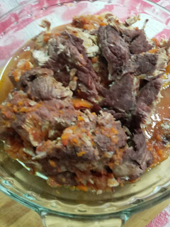 Una foto de Sobrecostilla al vino tinto