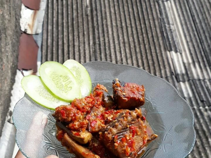 Langkah Mudah untuk Membikin Resep Fav ♥ TERONG TONGKOL BALADO yang Menggugah Selera Anti Ribet, Mantap