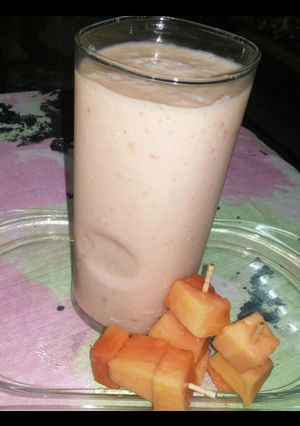 A picture of Papaya shake.