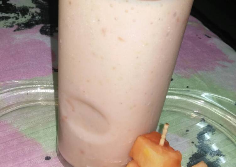 Recipe of Homemade Papaya shake