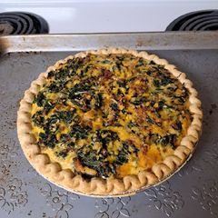 A picture of Spinach Quiche.