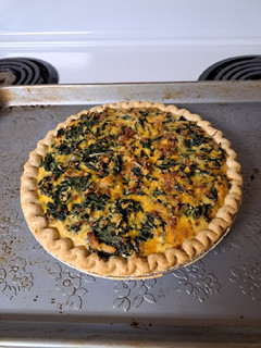 A picture of Spinach Quiche.