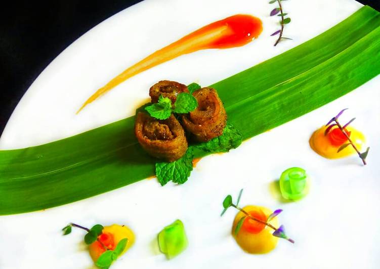 Steak Urat Sapi (beef veins steak roll)