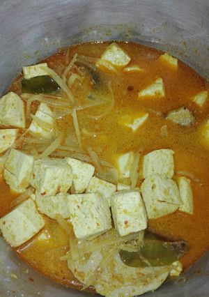 Foto resep Sambel goreng tahu pepaya muda