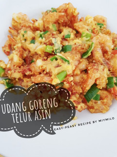 Foto resep Udang Goreng Telur Asin