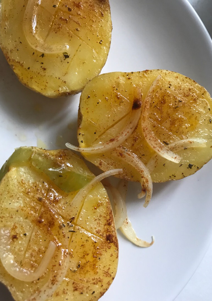 Una foto de Patatas asadas en 7 iminutos