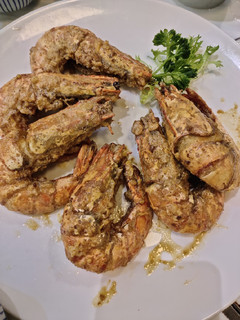 A picture of Prawns in Salted Egg.