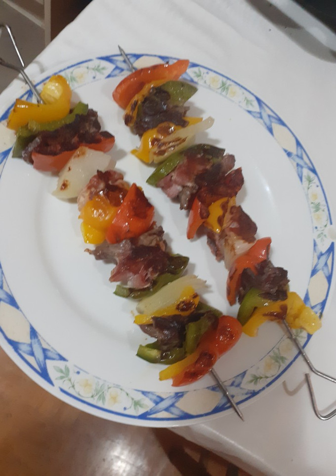 Una foto de Pintxos morunos de aprovechamiento