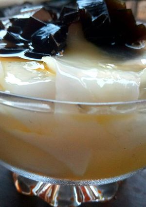 Foto resep Es cincau kelapa muda