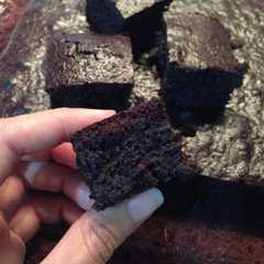 A picture of Super Chewy Chocolaty Brownies.