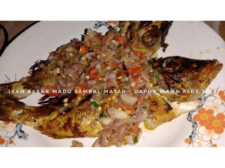 Resep Ikan Bakar Madu mix Sambal Matah Sederhana Dan Enak