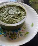 Pudina and spinach chutney