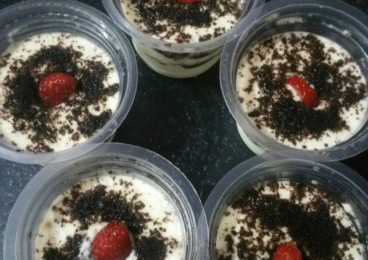 Resep Oreo Cheese Dessert Cup | Cara Bikin Oreo Cheese Dessert Cup Yang Enak dan Simpel