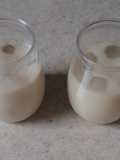 Licuado de plátano con galletas marías
