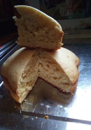 A picture of Oilless vanilla cake.