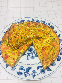 Una foto de Quiche Vegano sin Masa con Ricotta 🥘