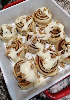صورة لوصفة سينابون رولز الهشه 😋😍😍