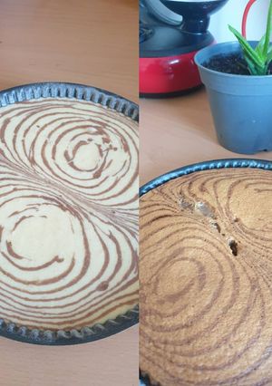 Une photo de Gâteau marbré