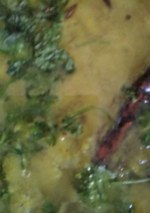 A picture of Yellow peas daal.
