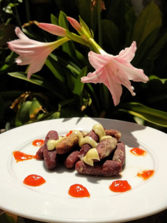 Foto resep Fried purple sweet potato