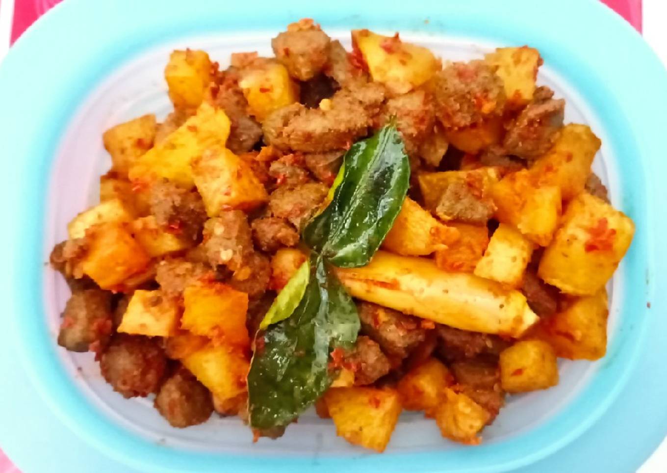 1. Sambal Goreng Kentang Ati Sapi tanpa Santan