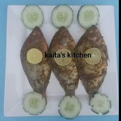 A picture of Grilled fish.