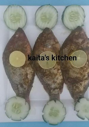 A picture of Grilled fish.