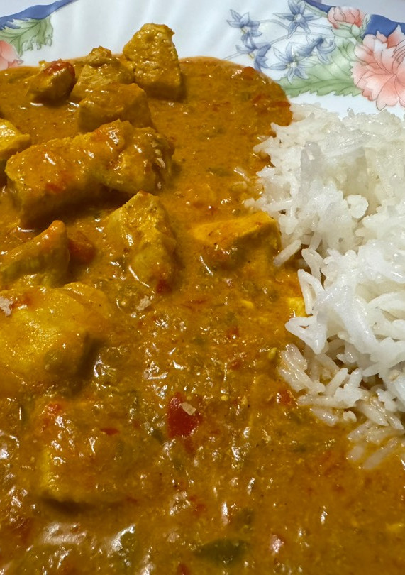 Una foto de Pollo tikka masala