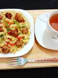 Seekh kabab pasta