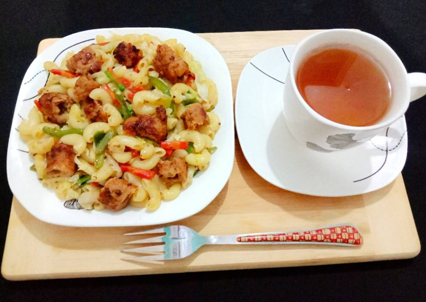 Seekh kabab pasta
