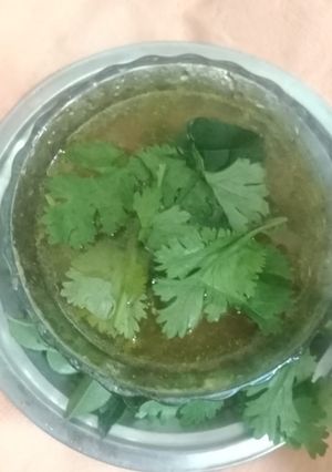 பருப்பு, பொடி, கலந்த ரசம்(paruppu podi rasam recipe in tamil) செய்முறை முக்கிய புகைப்படம்
