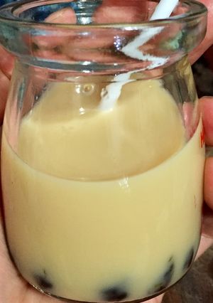 Hình của món Trà sữa trân châu.