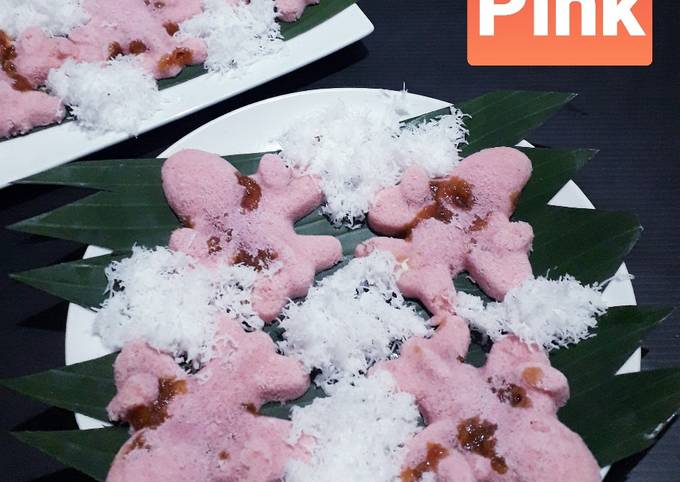 Recipe: Delicious Kue Putu Pink (tanpa bambu)