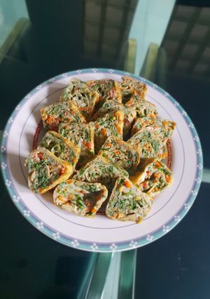 Foto resep Omelet Wortel dan Bayam