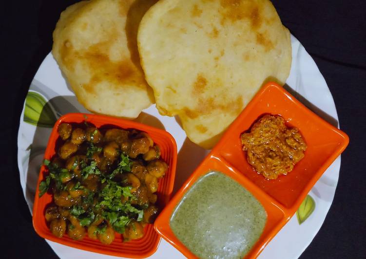 Steps to Make Quick Chole Bhature