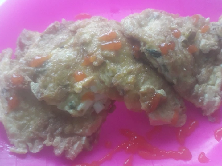 Cara Mudah Membikin Resep 110. telur dadar tahu yang  Bikin Ketagihan Anti Ribet, Lezat